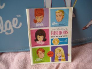 1963 Fashion Booklet Barbie And Ken With Midge Allen Also Skipper