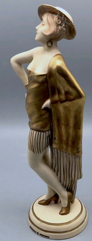 Royal Dux Art Deco Lady Amphora Figurine