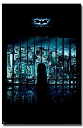 Dark Knight Movie Poster One Sheet Batman 24x36