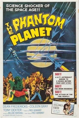 The Phantom Planet Vintage Science Fiction Movie Poster Collectors 24x36