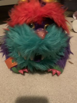 My Pet Monster Rark Plush Hand Puppet 1986 Amtoy With Handcuffs Shackles