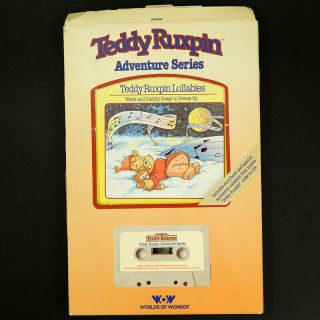 Teddy Ruxpin Adventure Series Lullabies Book And Cassette Tape