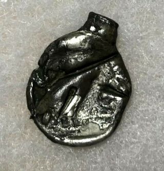 Athenian Owl Silver Tetradrachm Altered In Antiquity - One Of A Kind 17.  3 G.
