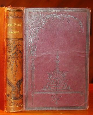 1890 Jane Eyre Charlotte Bronte Ilst Classic Romance Vintage Antique Victorian