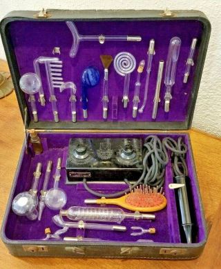 Antique Violet Ray Device Medical Quackery Bachmann Medikus Type 4