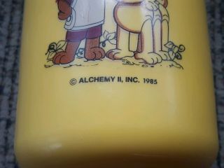 Vtg 80s The World Of Teddy Ruxpin Alchemy 1985 Thermos Yellow White Cup 2