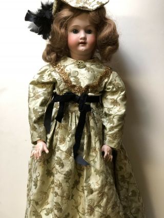Antique Heubach Koppelsdorf 250.  4 Bisque Head Doll W/composition Wood Body 25”