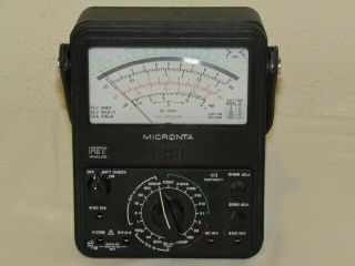 Micronta 22 - 220a Fet Analog Multitester Voltage Ohm Amp Meter - No Leads