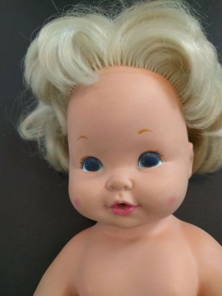 1969 Mattel Baby Tender Love Baby Doll That Drinks & Wets FLAWED 3