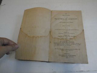 1815 Antique Medical Book,  Practice Of Surgery By Samuel Cooper