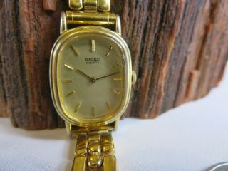 Vintage Seiko Gold Tone Ladies Watch 1400 - 7180