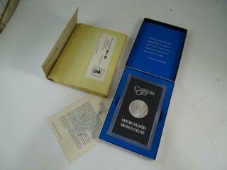Antique Carson City Uncirculated Silver Dollar Coin 1883 - Cc W/ Box Case Morgan