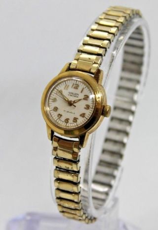 Ladies Swiss Made Vintage Gruen Precision Watch 17jewels,  Gold Tone,