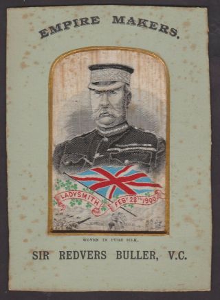 Stevengraph T Stevens Silk Woven Pictures Sir Redvers Buller V.  C C1905
