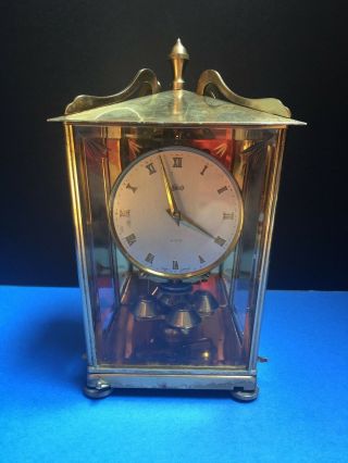 Antique Schatz (53) Carriage 400 Day Anniversary Clock