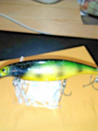 OLD LURE WE HAVE A BELIEVER LURE FOR PIKE AND LARGE FISH PERCH COLOR. 4