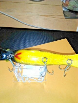 OLD LURE WE HAVE A BELIEVER LURE FOR PIKE AND LARGE FISH PERCH COLOR. 5