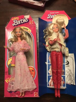 Vintage Kissing Barbie & Horse Lovin’ Barbie