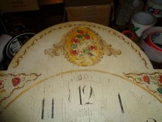 Antique - American Wooden - Grandfather Clock Movement - Ca.  1820 - To Restore T734 2