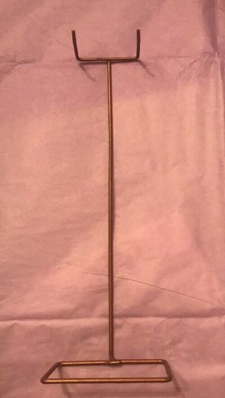 Vintage 1960’s Barbie Rare Gold Colored Stand For Swirl,  American Girl Barbies