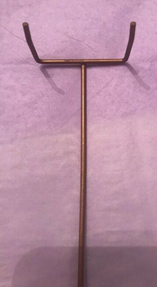 Vintage 1960’s Barbie Rare Gold Colored Stand For Swirl,  American Girl Barbies 3