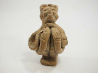 Pre - Columbian Mayan Terracotta Figure Teotihuacan Caa - 12