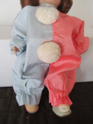 Vintage Vogue Ginny Doll Clown Suit,  Ballerina Dress Slippers Only Tagged 1956 2