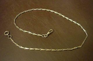 Antique 16 1/2 " Gold Filled Pocket Watch Chain
