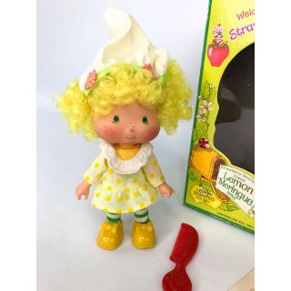 1980 Vintage Strawberry Shortcake Lemon Meringue Doll Kenner No 43380 2