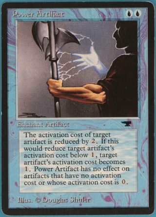 Power Artifact Antiquities Nm - M Blue Uncommon Magic Mtg Card (36020) Abugames