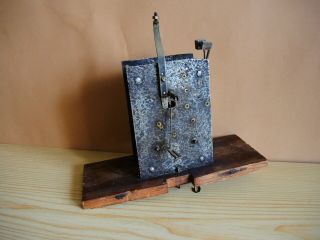 Antique English Tall Case Grandfather Clock Movement PARTS Restore Gustav Becker 2