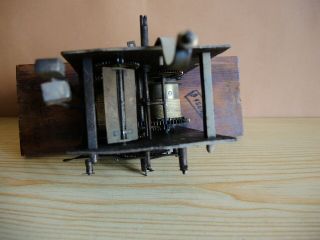 Antique English Tall Case Grandfather Clock Movement PARTS Restore Gustav Becker 4