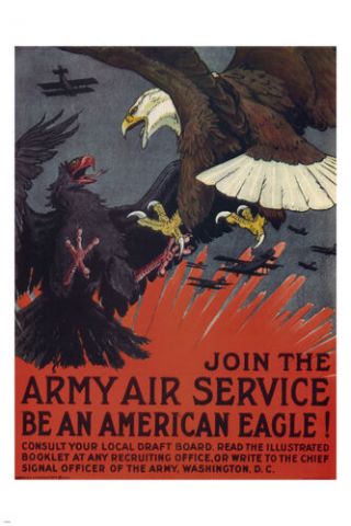 Join The Army Vintage War Poster Charles Livingston Bull Usa 1917 - 1918 24x36