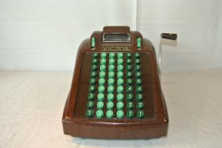 Victor Vintage Antique 6 Row Adding Machine/calculator