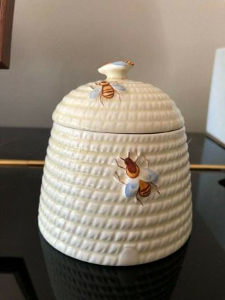 Collectible Antique Vintage Beswick England 1819 Honey Pot Jar Ornament Decor