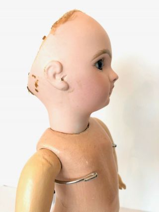 Antique French BeBe Jumeau Tête Closed Mouth Bisque Doll Size 6 Marked SGDG 11