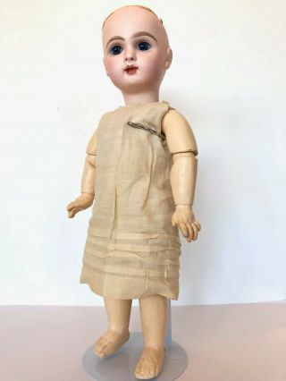 Antique French BeBe Jumeau Tête Closed Mouth Bisque Doll Size 6 Marked SGDG 2
