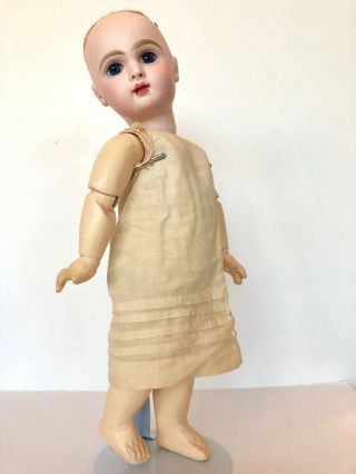 Antique French BeBe Jumeau Tête Closed Mouth Bisque Doll Size 6 Marked SGDG 3