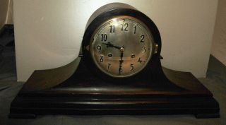 Antique Gustav Becker Tambour Case Clock