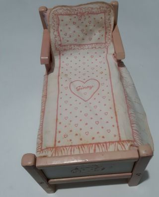 Vintage 1950s Ginny Doll Bed With Bed Linen