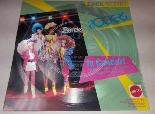 Barbie And The Rockers In Concert 1985 Promotional Flexi - Record Eva - Tone Mattel