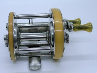 Vintage PRESIDENT by SHAKESPEARE fishing Reel No.  1970 Stainless steel Model GD 4