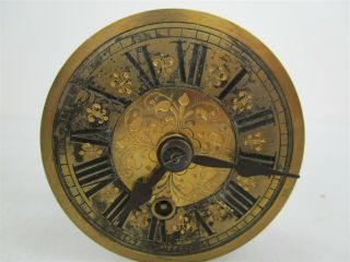 Antique Gustav Becker Clock Face Dial 2 3/4 