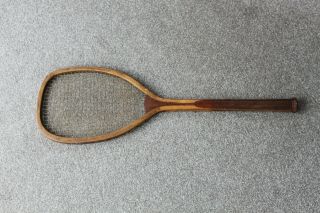 Antique Tennis Racket C 1880 - 1900