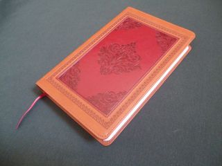 The King James Study Bible 2011 Red Letter Edition Antique Brown Leather Look.