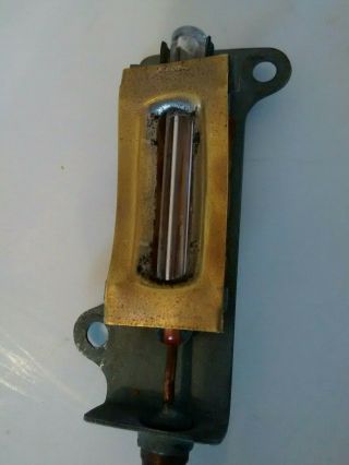 Auto Meter Antique Brass Mechanical Water Temperature Gauge RARE (A6059) 5