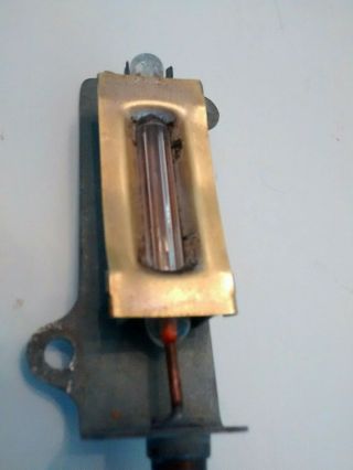 Auto Meter Antique Brass Mechanical Water Temperature Gauge RARE (A6059) 6