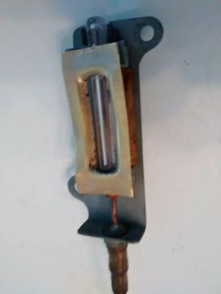 Auto Meter Antique Brass Mechanical Water Temperature Gauge RARE (A6059) 7
