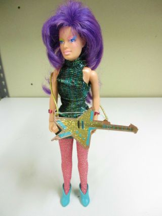 Clash Jem And The Holograms Doll Vintage 1987 Hasbro W/ Tape