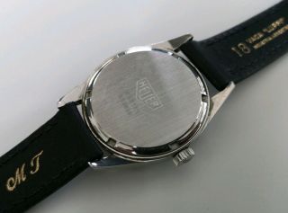 Heuer Vintage Carrera WS2111 35.  5mm Men’s Watch.  Tag Heuer Re - edition 5